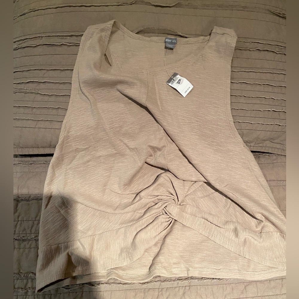 American eagle brown/taupe crop tank top